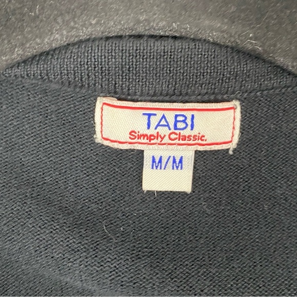 Vintage Tabi Simply Classic Cardigan Sweater Cotton V Neck Button Up - Picture 5 of 9